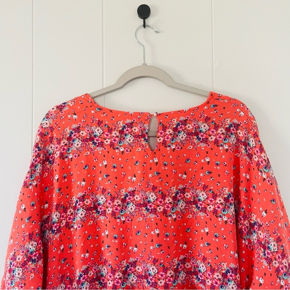 White Birch Red Floral Midi Dress - Picture 9 of 11